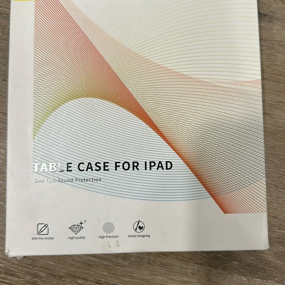 NWT iPad mini leather brown full enclosure case. See picture for iPad specs